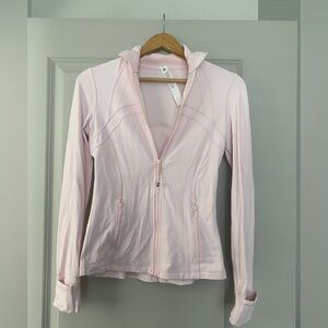 Full length lululemon define jacket in strawberry milkshake